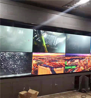 Transformation of 55 inch 8 mm2x4 matrix + wall bracket in Lushui cave, Guang'an, Sichuan