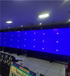 Hunan Chenzhou Guiyang Huangshaping mining command center 55 "3x8 decoder + floor cabinet